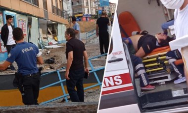 Beylikdüzü’nde otomobil markete daldı, yurttaşlar “deprem oluyor” sandı