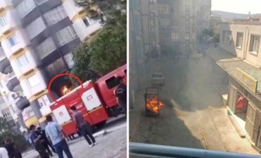 İzmir Torbalı’da Suriyelilere ait ev ve araçlar yakıldı