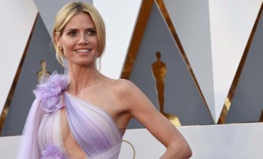 Ünlü model Heidi Klum'dan bir ilk