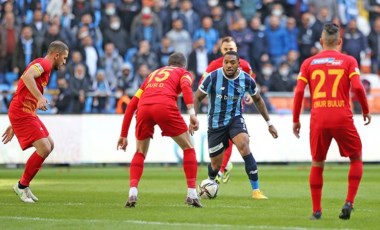 Adana'da puanlar paylaşıldı! Adana Demirspor 1-1 Kayserispor