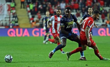 Fenerbahçe'nin deplasman galibiyeti hasreti sürüyor! Fraport TAV Antalyaspor 1-1 Fenerbahçe