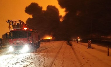 Petrol boru hattındaki patlama anı görüntüsü ortaya çıktı