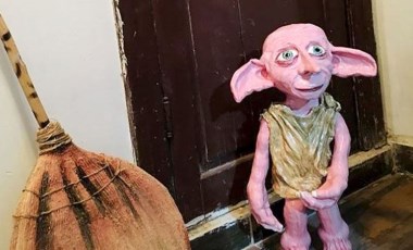 Harry Potter'ın ev cini Dobby'nin heykeli çalındı: 'Galiba çok şirin diye aldılar'