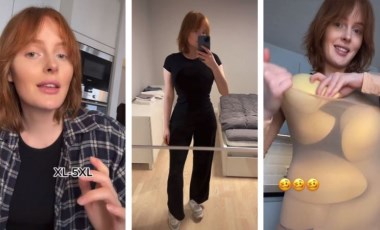 Ünlü fotomodel moda dünyasının yeni hilesini TikTok'tan ifşa etti: 'Büyük beden reklamlarının içyüzü'