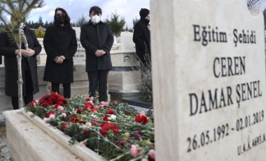 Öğrencisi tarafından öldürülen akademisyen Ceren Damar Şenel mezarı başında anıldı