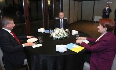 Kılıçdaroğlu, Akşener ve Davutoğlu bir araya geldi