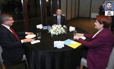 Kılıçdaroğlu, Akşener ve Davutoğlu görüşmesinde çatlak tatlıya bağlandı