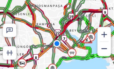 Kar kapıya dayandı! İstanbul'da trafik kilitlendi