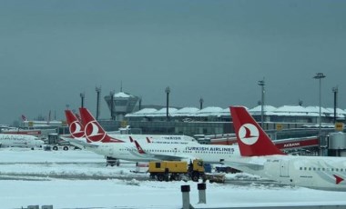 Son dakika | Kar yağışı hava trafiğini de vurdu: THY'den açıklama