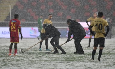 Süper Lig karşılaşmaları kar yağışı tehlikesi altında