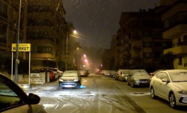 Ankara'da beklenen kar yağışı başladı