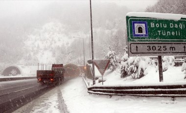 Son dakika |  D-100 kara yolu Bolu Dağı geçişi ulaşıma kapatıldı