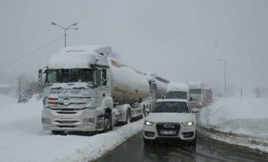 Bolu Dağı D-100 Karayolu ulaşıma kontrollü açıldı