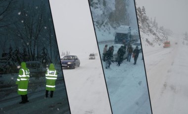 Antalya-Konya karayolu araç trafiğine kapatıldı