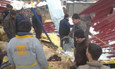 Kar yağışından dolayı çöken çatının altında kalan çocuk yaşamını yitirdi