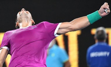 Avustralya Açık'ın tek erkeklerde ilk finalisti Nadal