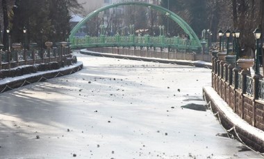 Eskişehir Porsuk Çayı'nda 'buz' alarmı