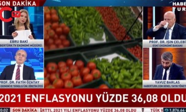 Enflasyon açıklandığı anda stüdyoda yaşananlar: 'Çok ürkütücü'