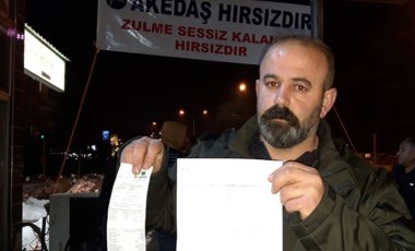 Elektrik zammını protesto eden esnaf gözaltına alındı