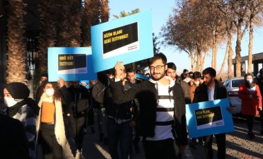 Harran Üniversitesi öğrencilerinden 'bütünleme sınavı' protestosu