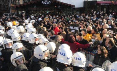 Eskişehir'deki elektrik faturası protestosuna polisten müdahale