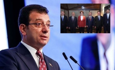 6 parti liderinin zirvesine Ekrem İmamoğlu'ndan yorum