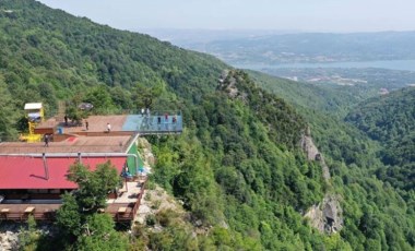 Sapanca Gölü manzaralı cam teras doğa turizminin çekim merkezi oldu