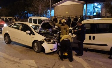 Acil servis önünde trafik kazası: 6 yaralı