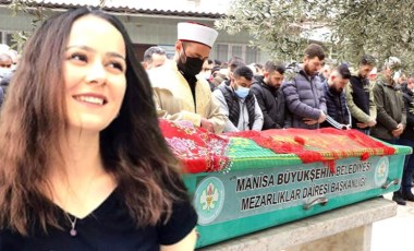 Konya'daki otobüs kazasında ölen Büşra, Manisa'da toprağa verildi