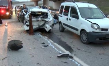 İstanbul Çekmeköy'de zincirleme trafik kazası