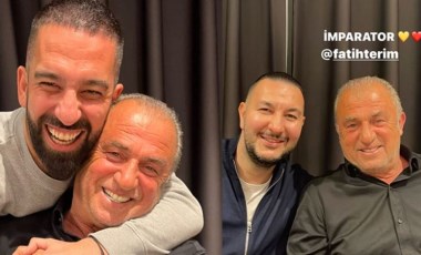 Arda Turan ve Necati Ateş'ten Göztepe maçı öncesi Fatih Terim paylaşımı