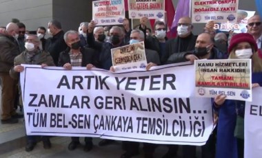 Ankara'da zam protestosu: Bu milleti bir çaya muhtaç ettiniz