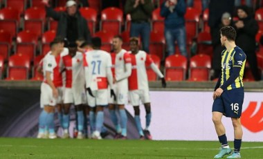 Fenerbahçe, Slavia Prag'a elendi! Slavia Prag 3-2 Fenerbahçe