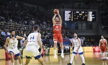 A Milli Erkek Basketbol Takımı, Yunanistan'a mağlup oldu