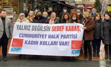 CHP Kadın Kolları'ndan 81 ilde Sedef Kabaş açıklaması