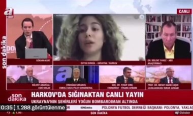 A Haber, Ukrayna'da mahsur kalan öğrenciyi “Türk kızı ağlamaz” diyerek yayından aldı