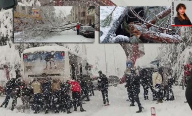 Isparta'da kar esareti! Elektrikler saatlerdir kesik