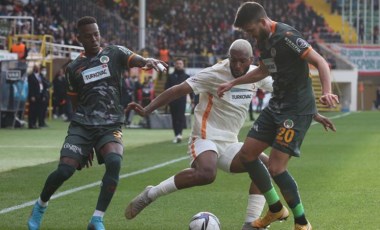 Alanyaspor ile Galatasaray berabere kaldı! | Alanyaspor 1-1 Galatasaray