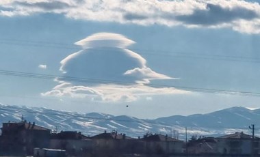 Elazığ'da mercek bulutu görüldü