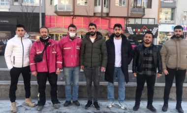 Eskişehir'de eylem yapan Yemeksepeti emekçilerine park cezası