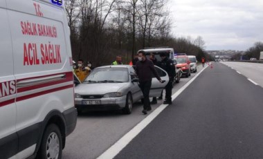 TEM'de duran otomobilin içinden ceset çıktı!