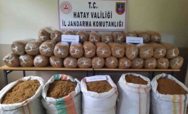 Hatay’da kaçak 450 kilo tütün, 23 kilo çay ele geçirildi