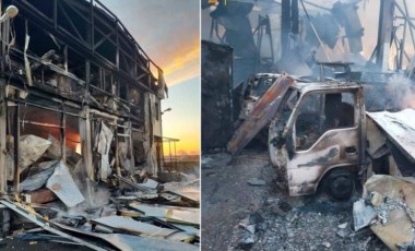 Ukrayna'da Gogolev köyü bombalandı