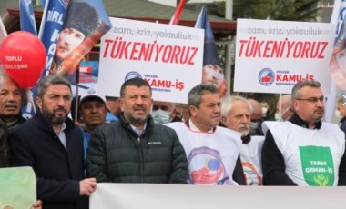 Kamu çalışanları Malatya'da zamları protesto etti: 'İnsanca yaşamak istiyoruz'