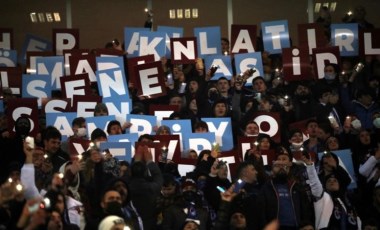 Trabzonspor taraftarlarından 'Ali Koç' tezahüratı