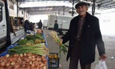 Pazarda alışveriş yapan 84 yaşındaki yurttaşın isyanı: 'Paranın bu kadar öldüğünü görmedim'