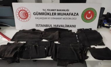 İstanbul Havalimanı'nda ele geçirildi: Halı ile tekstil ürünlerine emdirilmiş uyuşturucu