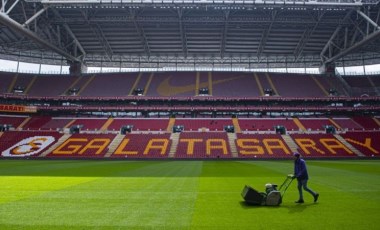 Galatasaray Nef Stadyumu'nun son durumunu paylaştı