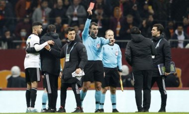 Galatasaray - Beşiktaş derbisi sonrasında kırmızı kart