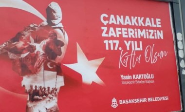 AKP’li Başakşehir Belediyesi’nden 18 Mart afişinde tepki çeken hata